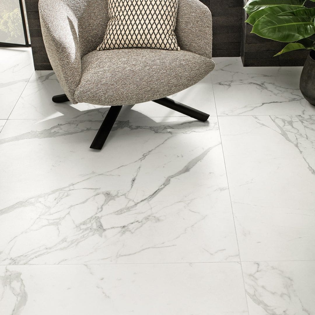 MARCA CORONA Scultorea Calacatta vena argento 60×120 lucido - immagine 5
